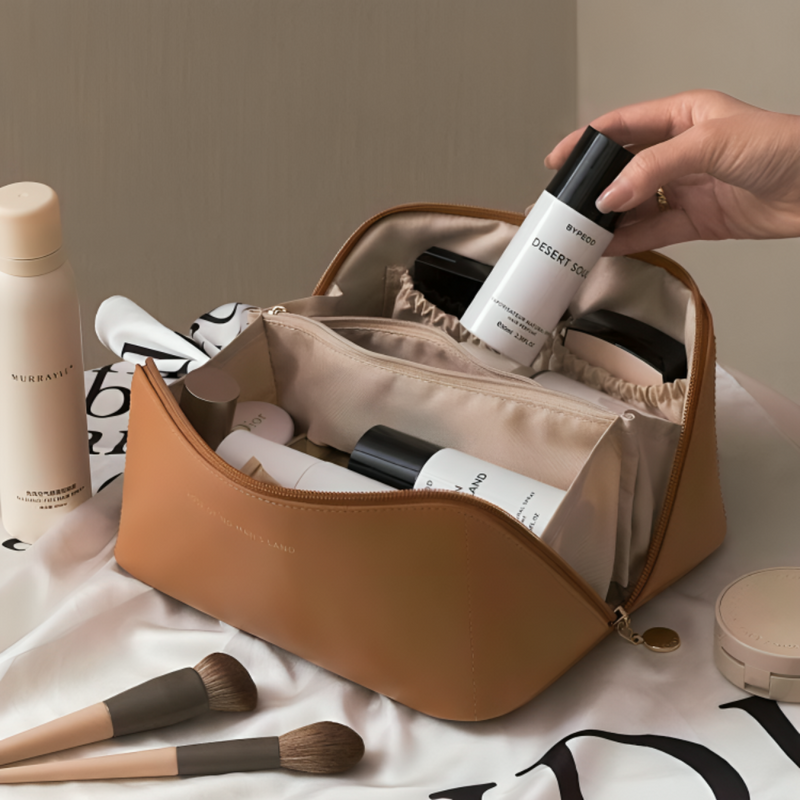 Expandable Cosmetics Bag